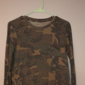 Camouflage Long Sleeve Shirt!